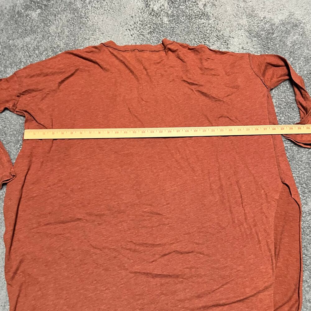 We The Free People Dress Tunic Womens Small Oversized Orange Long Sleeve Shirt - Picture 5 of 9